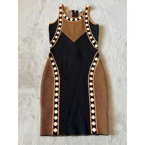 Hera Collection Size‎ Small Bodycon Dress Geometric Sleeveless Party Cocktail